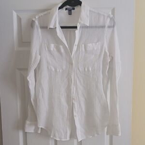 Chaps White Resort Shirt